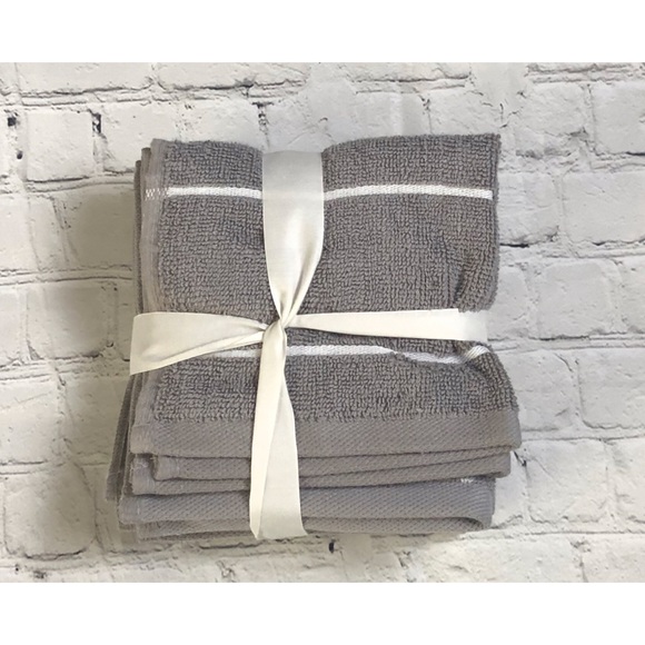 Project 62 New Washcloths. 2-4PK Gray and White. - Picture 4 of 6